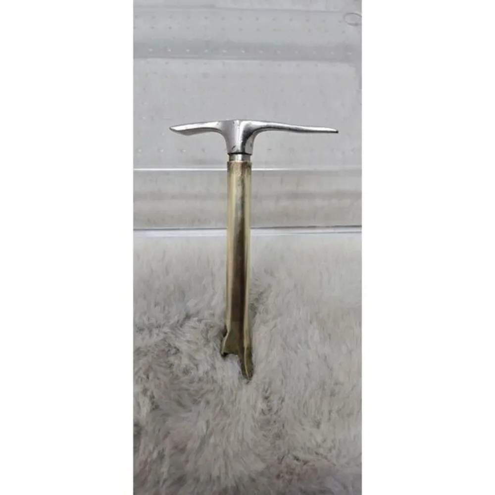 Vintage Marked‎ Eberle Brass Miners Pick Bottle Opener & Corkscrew Bartender